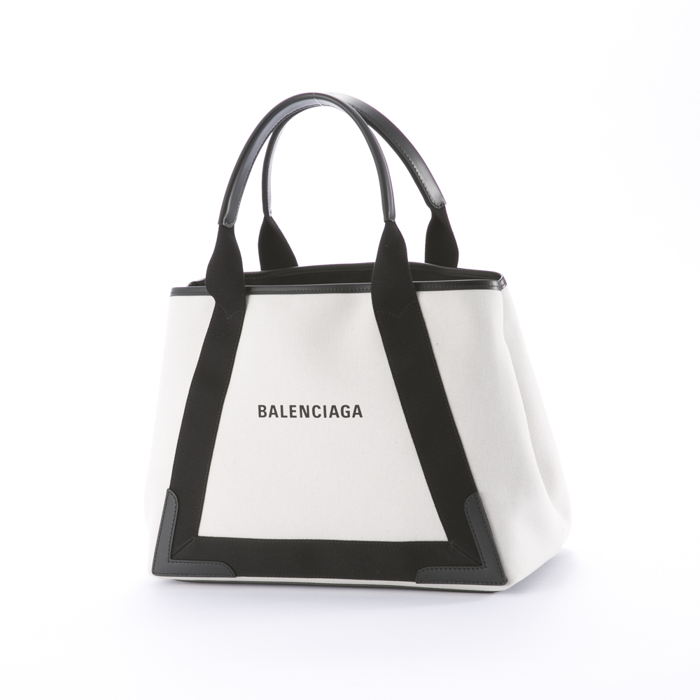 バレンシアガ BALENCIAGA NAVY CABAS MMキャンバストート 5812922HH3N【FITHOUSE ONLINE SHOP】