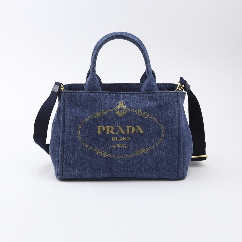 ☆プラダ☆PRADA☆カナパ☆DENIM☆デニム☆1BG439☆S | www ...