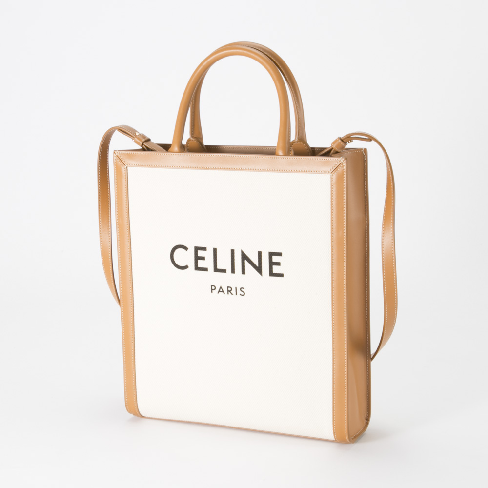 セリーヌ CELINE SM VERTICAL CABAS ロゴ縦トートバッグ 19208/2BNZ