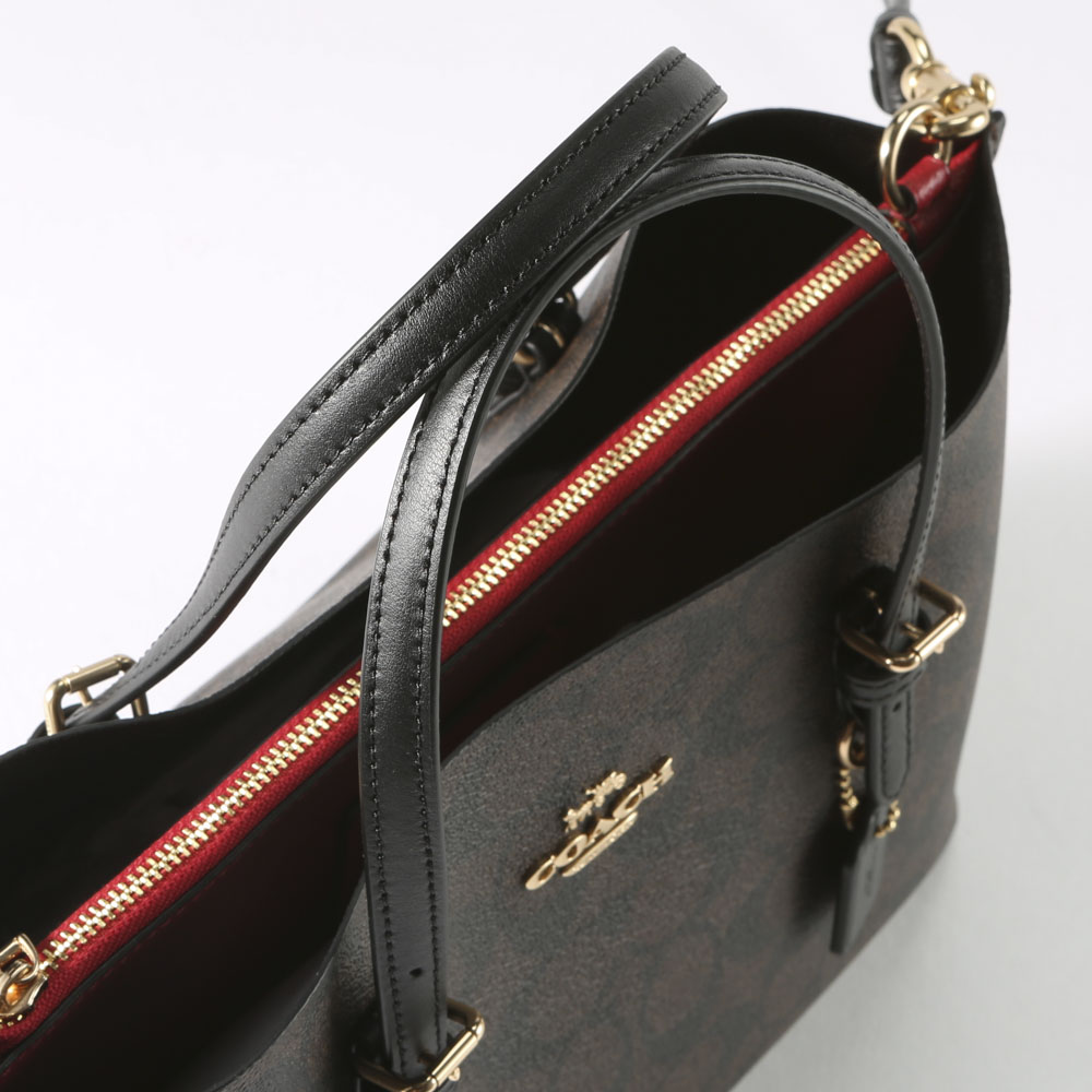 コーチ COACH ハンド・トートバッグ PVCシグネチャー モリー SD付 