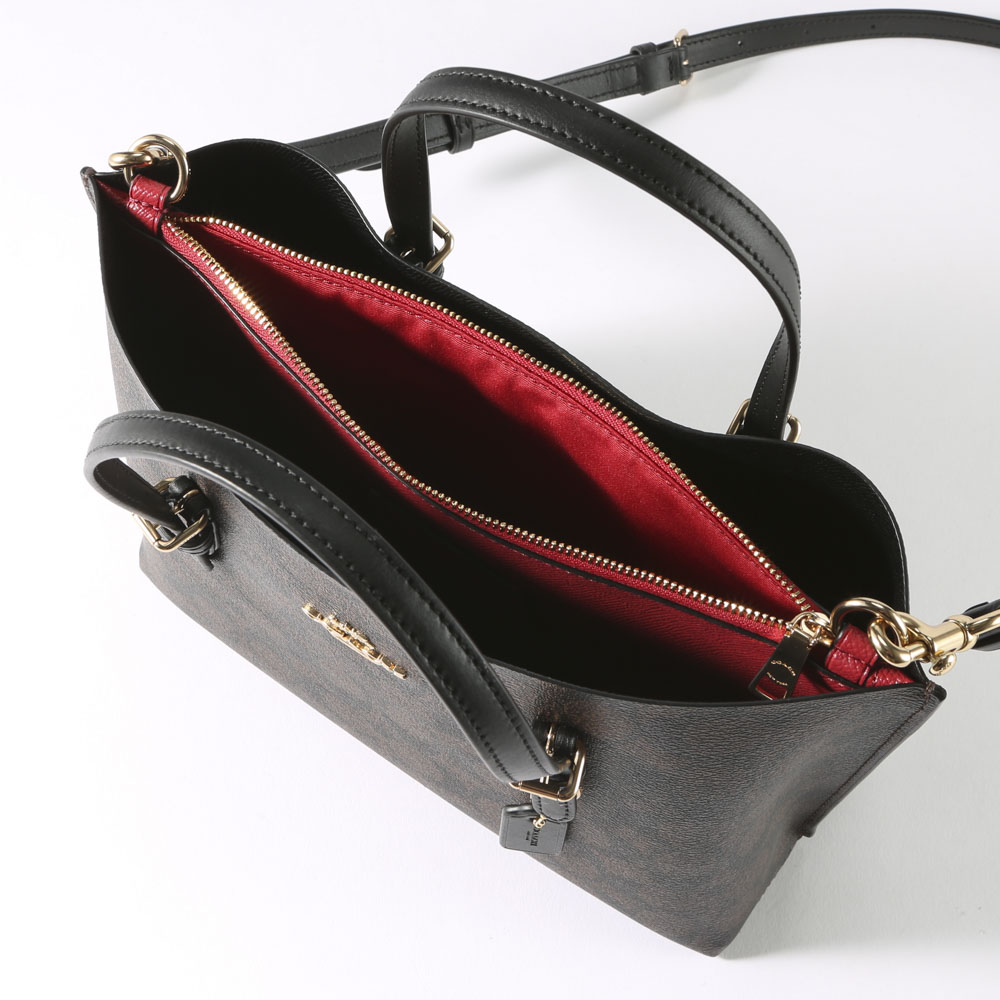 コーチ COACH ハンド・トートバッグ PVCシグネチャー モリー SD付 