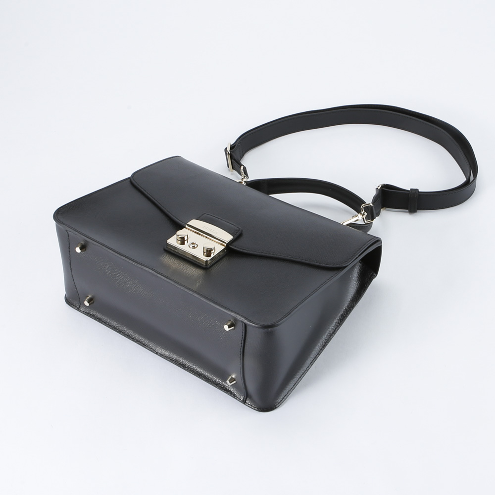 フルラ FURLA ハンド・トートバッグ METROPOLIS SATCHEL/ONYX BOO9-ARE【FITHOUSE ONLINE SHOP】