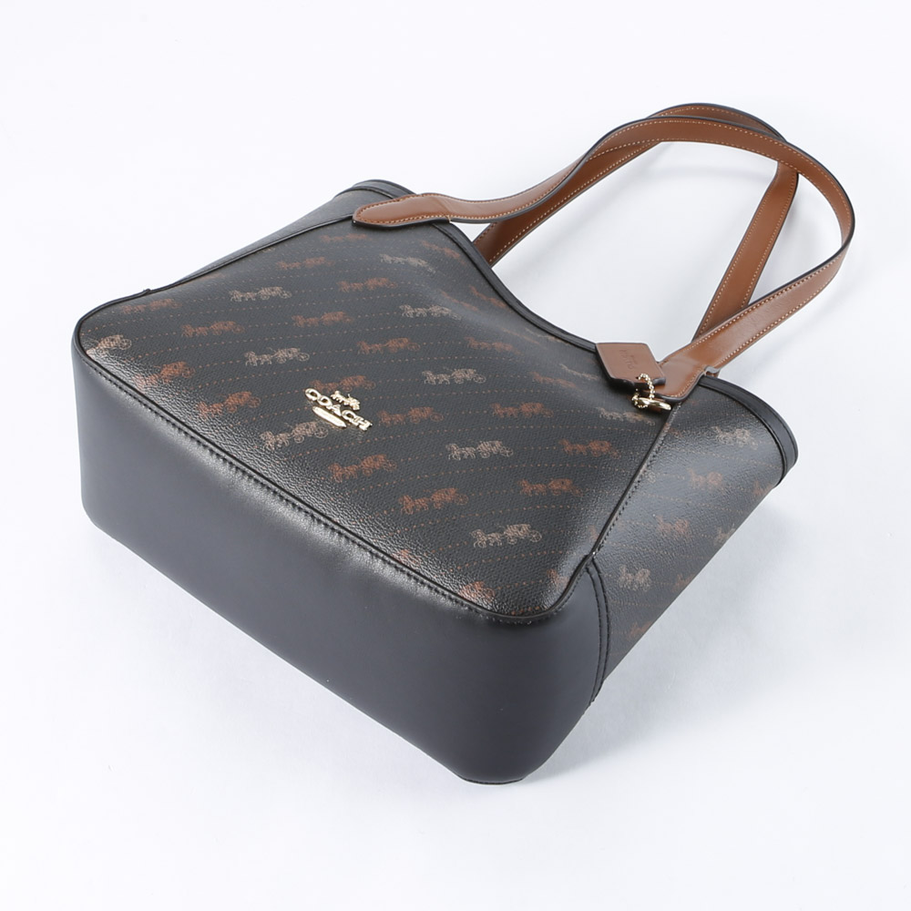 コーチ COACH ハンド・トートバッグ ダイアゴナルプリント ホース 