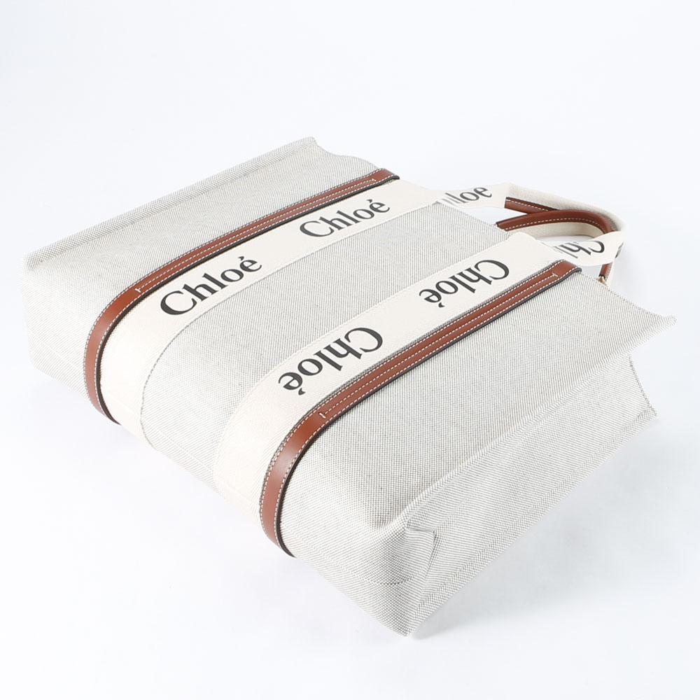 クロエ chloe WOODY LG キャンバストートバッグ 21US382/E66【FITHOUSE ONLINE SHOP】