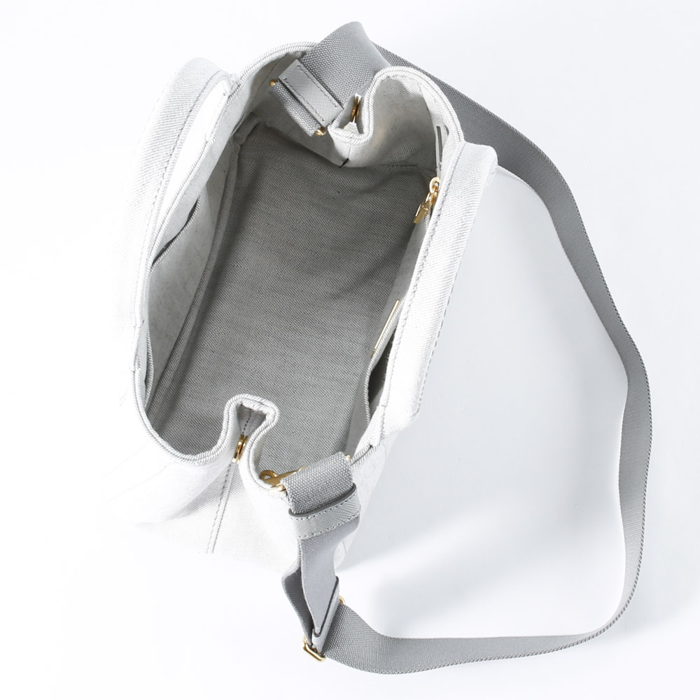 プラダ PRADA ハンド・トートバッグ CANAPA デニム ロゴトートSD付 