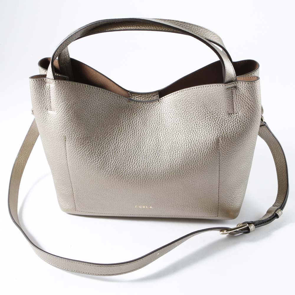 フルラ FURLA ハンド・トートバッグ PRIMULA S TOTE SD付/TAUPE METAL WB00507-R52000【FITHOUSE ONLINE SHOP】