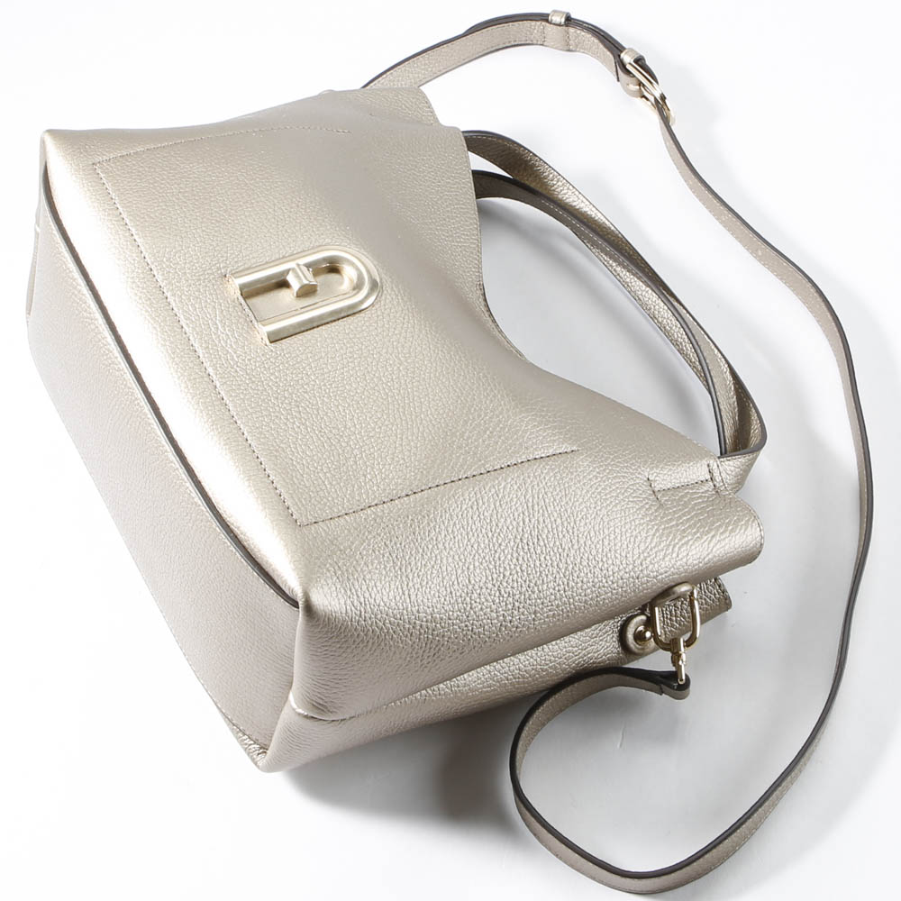 フルラ FURLA ハンド・トートバッグ PRIMULA S TOTE SD付/TAUPE METAL WB00507-R52000【FITHOUSE ONLINE SHOP】