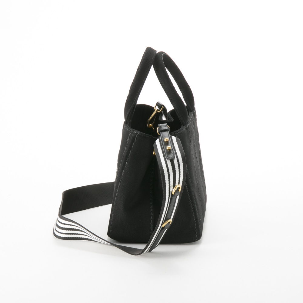 プラダ PRADA ハンド・トートバッグ CANAPA トート ストライプ SD付/NE 
