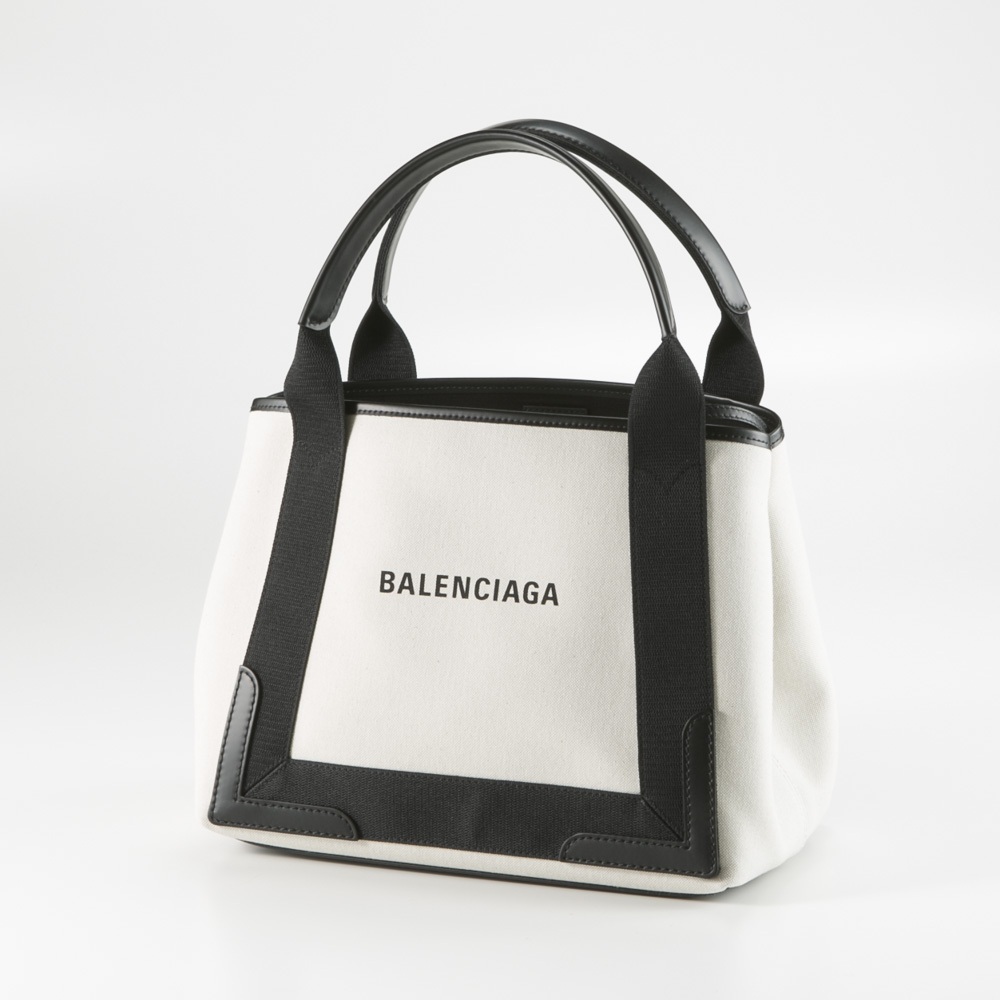 バレンシアガ BALENCIAGA ハンド・トートバッグ NAVY NEW CABAS SM