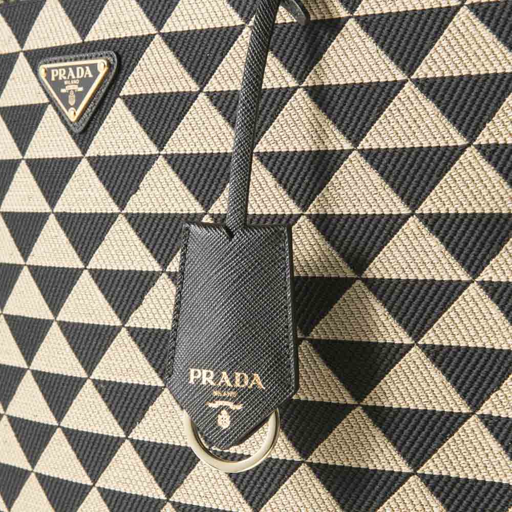 プラダ PRADA TRIANGOLO JACQUARD LG トートバッグ 1BA356 2FKL OOO【FITHOUSE ONLINE SHOP】