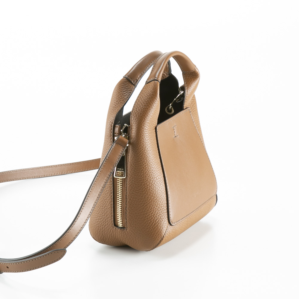 フルラ FURLA ハンド・トートバッグ GILDA MINI TOTE/COGNAC h+