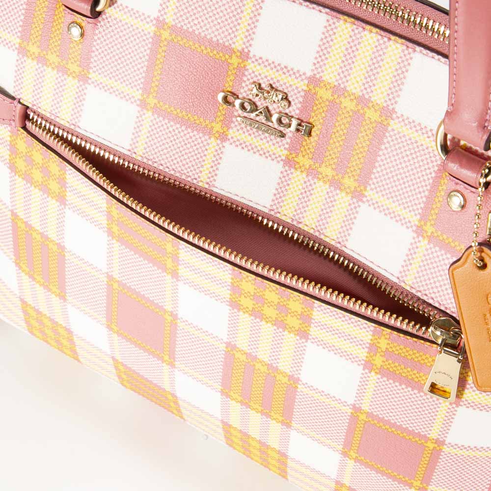 コーチ COACH ハンド・トートバッグ シグネチャーガーデンプレイド トート C8755【FITHOUSE ONLINE SHOP】