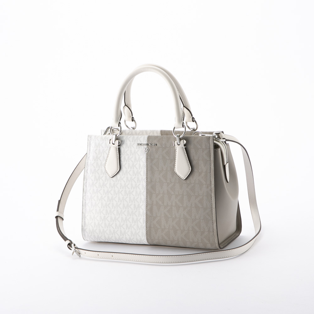 マイケルコース MICHAEL KORS ハンド・トートバッグ MARILYN シグネチャー バイカラー MD サッチェル 30S2S6AS6B【FITHOUSE ONLINE SHOP】