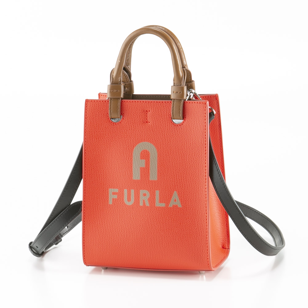 フルラ FURLA ハンド・トートバッグ VARSITY STYLE MINI TOTE/SPRITZ+ ...