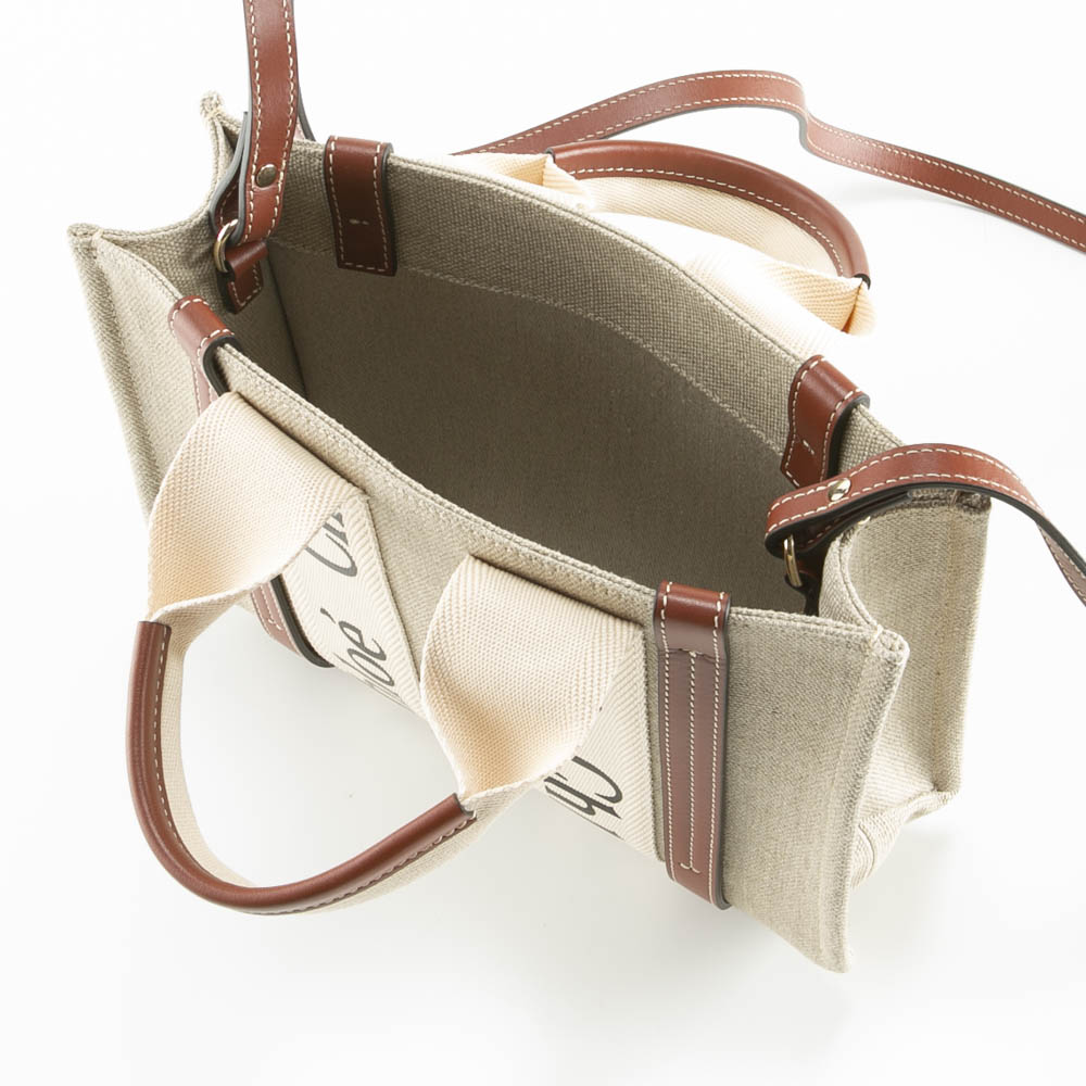 クロエ chloe WOODY SM キャンバストートバッグ 22AS397 I26【FITHOUSE ONLINE SHOP】