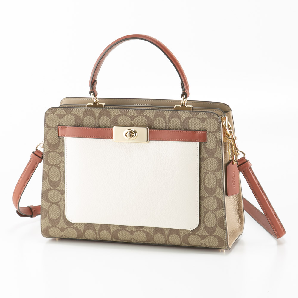 コーチ COACH ハンド・トートバッグ シグネチャー レーン カラー