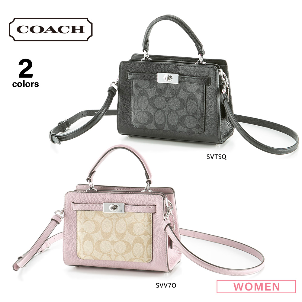 コーチ COACH ハンド・トートバッグ シグネチャー ミニ レーン カラー ...