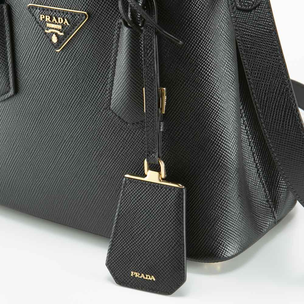 プラダ PRADA ハンド・トートバッグ ドゥーブレ サフィアーノレザー 