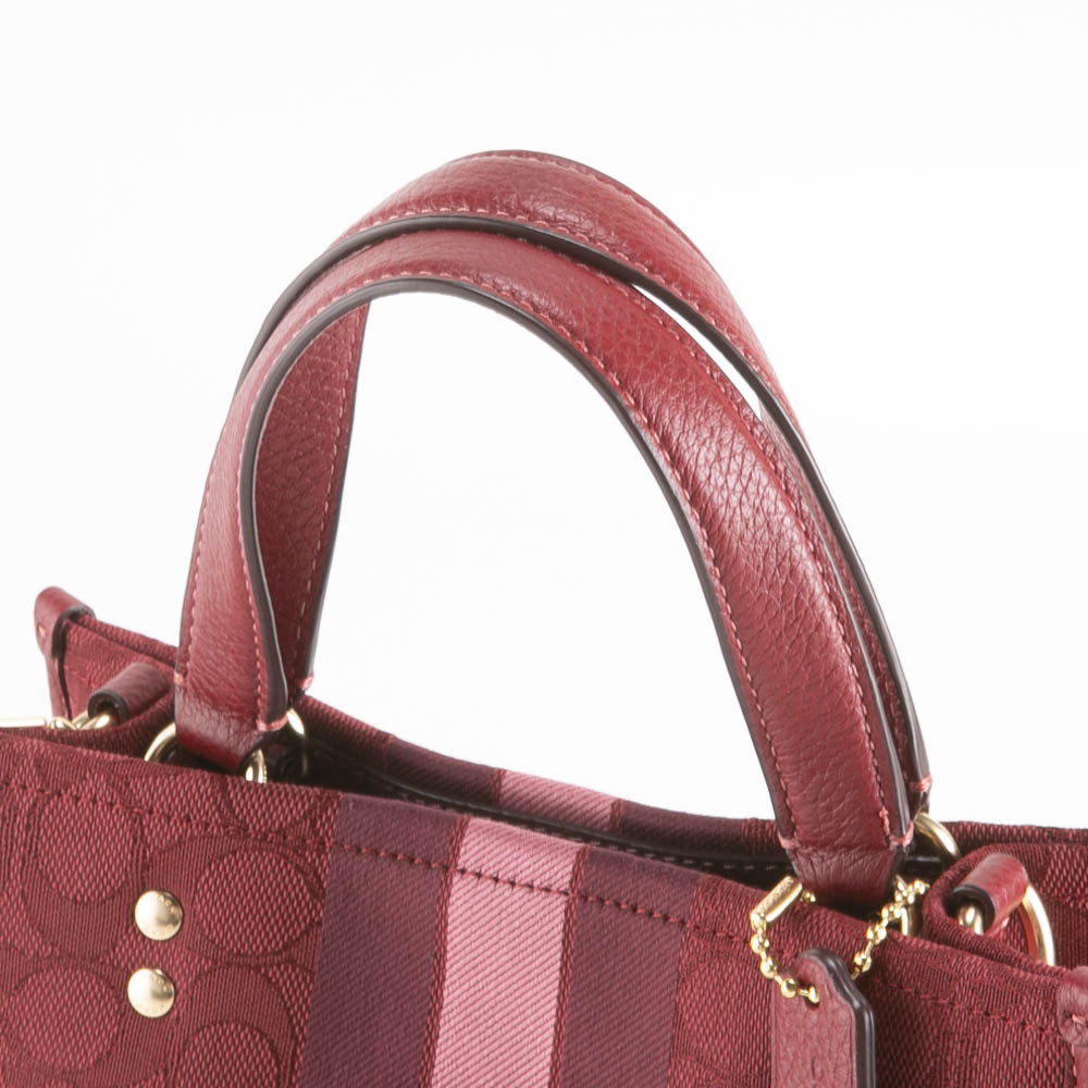 コーチ COACH シグネチャーストライプデンプシー22 トートバッグ
