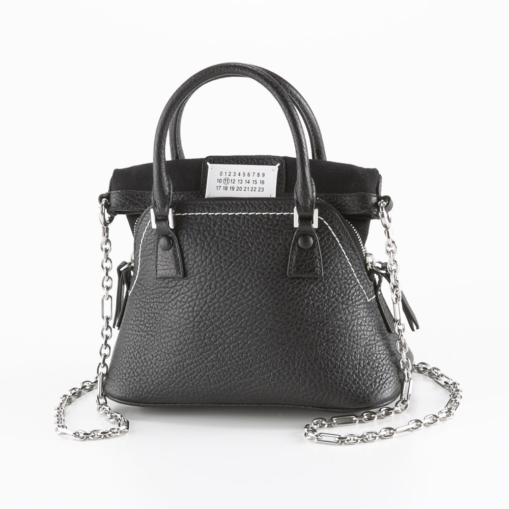 メゾンマルジェラ Maison Margiela ハンド・トートバッグ 5AC CLASSIQUE MICRO BAG SD付 S56WG0081-P4455【FITHOUSE ONLINE SHOP】