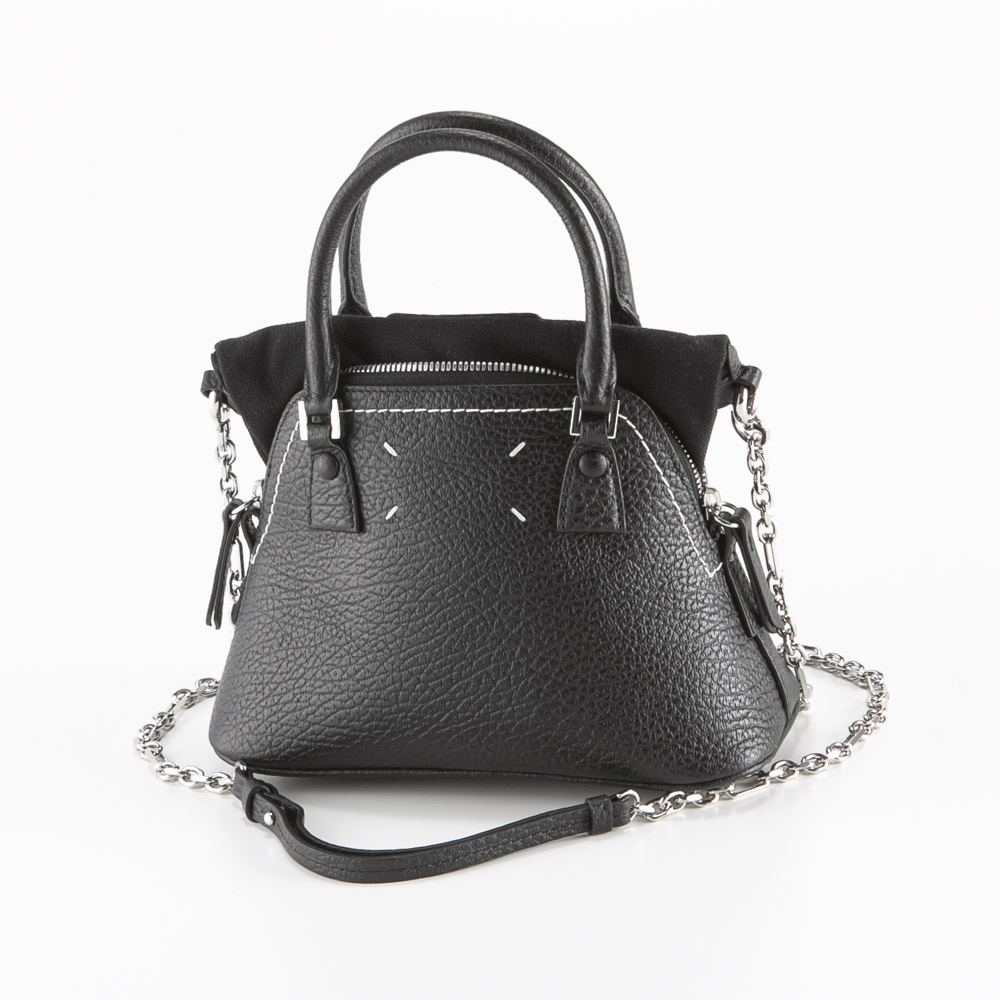 メゾンマルジェラ Maison Margiela ハンド・トートバッグ 5AC CLASSIQUE MICRO BAG SD付 S56WG0081-P4455【FITHOUSE ONLINE SHOP】