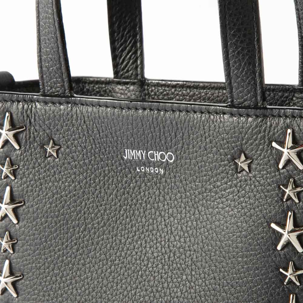 ジミーチュウ JIMMY CHOO シルバースタースタッズ付き ミニ