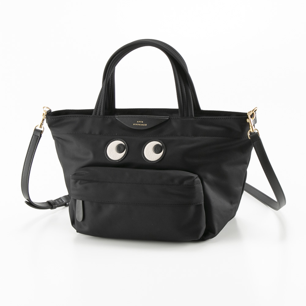 アニヤ・ハインドマーチ Anya Hindmarch ハンド・トートバッグ EYES MINI NYLON TOTE 5050925152952【FITHOUSE ONLINE SHOP】