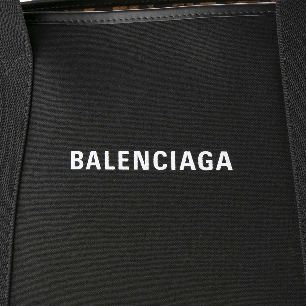 バレンシアガ BALENCIAGA ハンド・トートバッグ NAVY CABAS SM 中レオパード キャンバス 3399332AAME【FITHOUSE ONLINE SHOP】