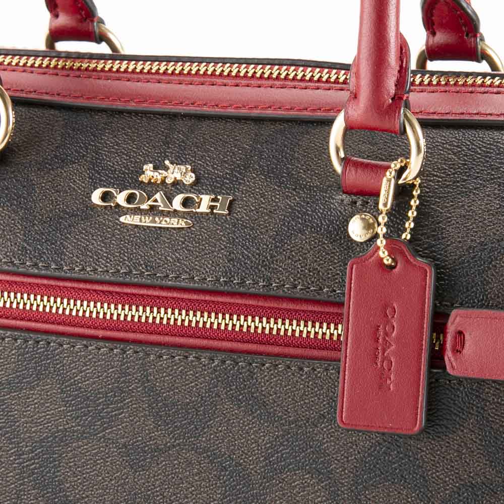 コーチ COACH PVCシグネチャーローワンサッチェル ボストンバッグ F83607【FITHOUSE ONLINE SHOP】