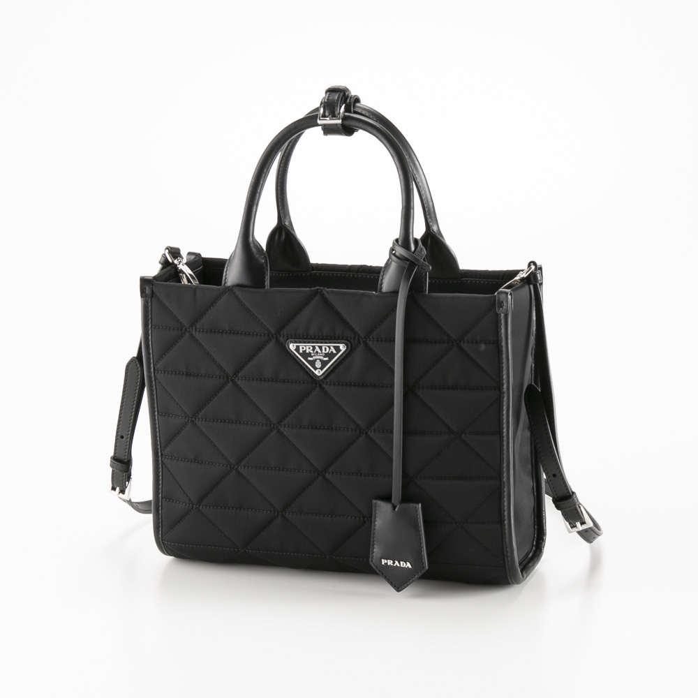プラダ PRADA TRIANGOLO JACQUARD トライアングル ジャガード トート