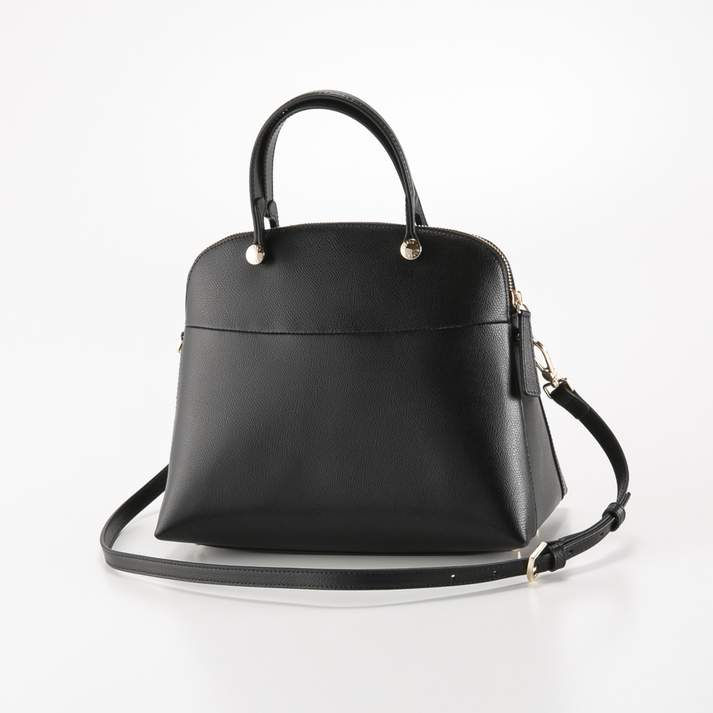フルラ FURLA ハンド・トートバッグ PIPER M DOME 前ポケット SD付/ONYX WB01285-ARE000【FITHOUSE ONLINE SHOP】