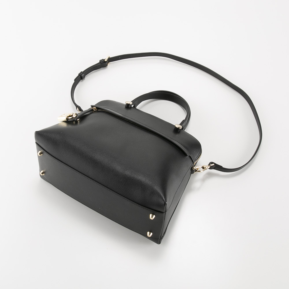 フルラ FURLA ハンド・トートバッグ PIPER M DOME 前ポケット SD付/ONYX WB01285-ARE000【FITHOUSE ONLINE SHOP】