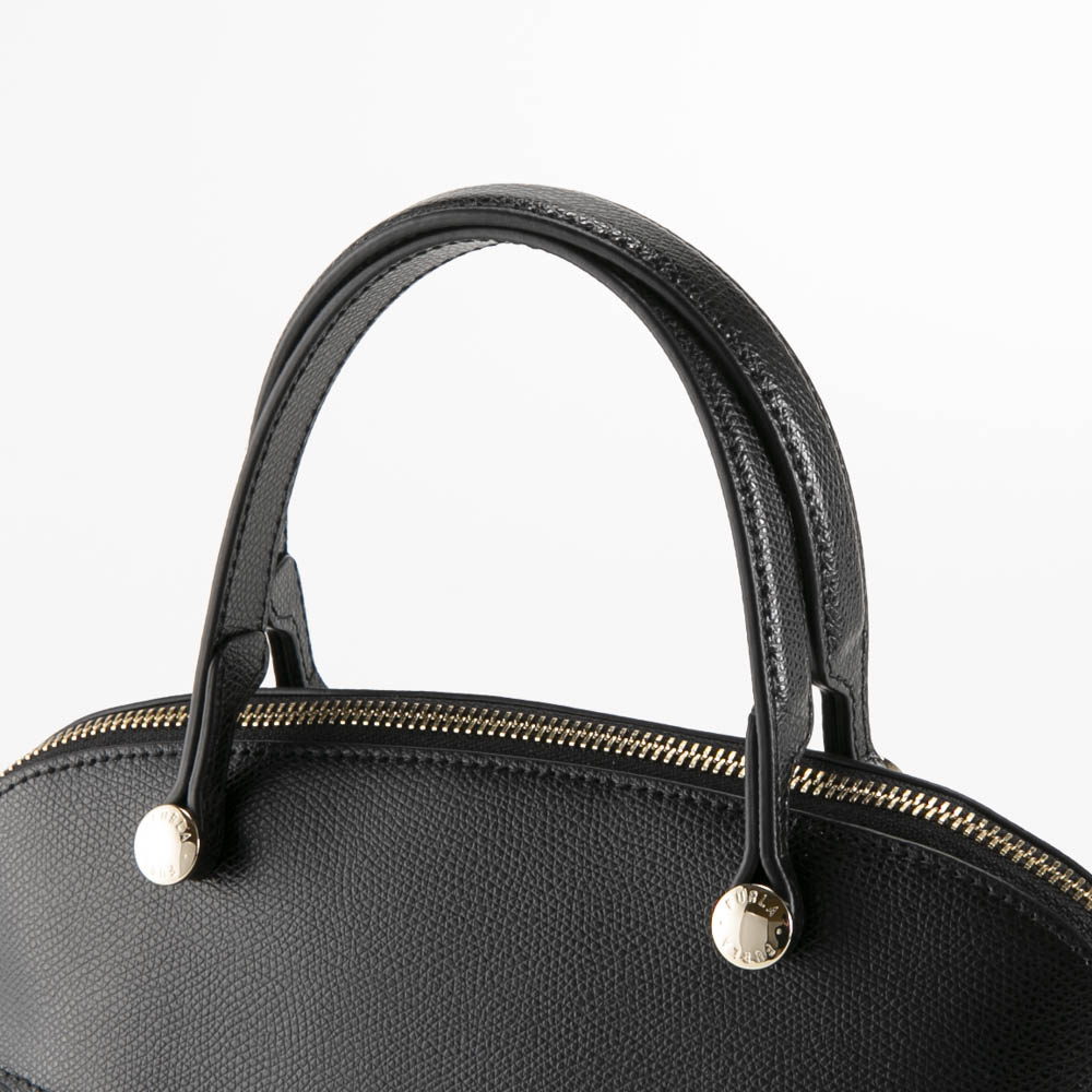 フルラ FURLA ハンド・トートバッグ PIPER M DOME 前ポケット SD付/ONYX WB01285-ARE000【FITHOUSE ONLINE SHOP】