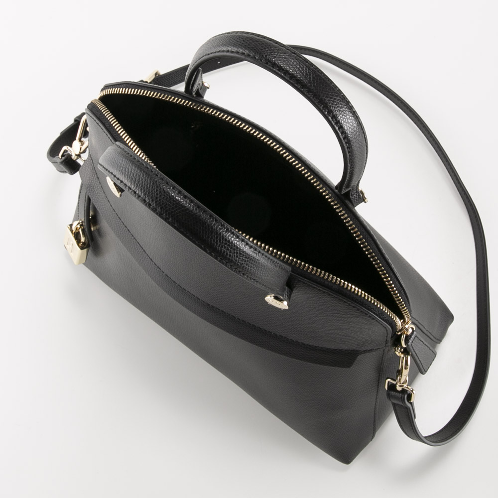 フルラ FURLA ハンド・トートバッグ PIPER M DOME 前ポケット SD付/ONYX WB01285-ARE000【FITHOUSE ONLINE SHOP】