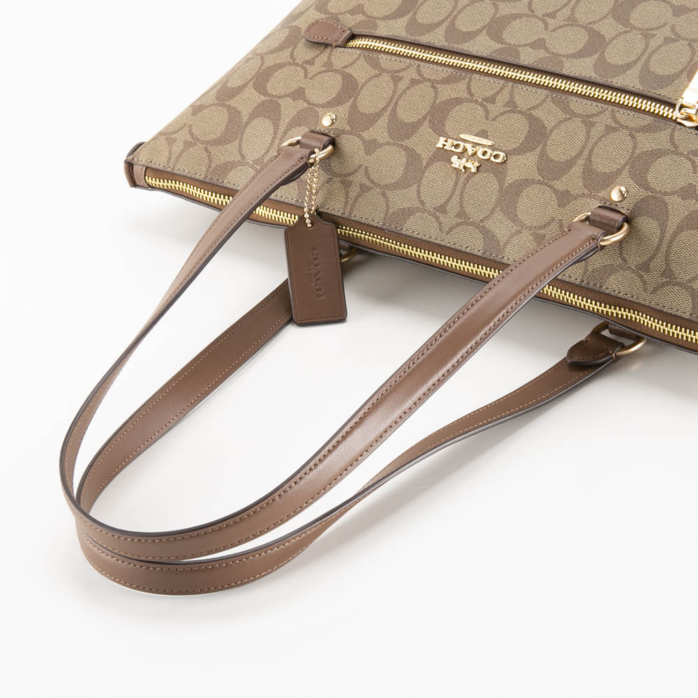 コーチ COACH ハンド・トートバッグ ラグジュアリー PVC シグネチャー ギャラリー トート F79609【FITHOUSE ONLINE SHOP】