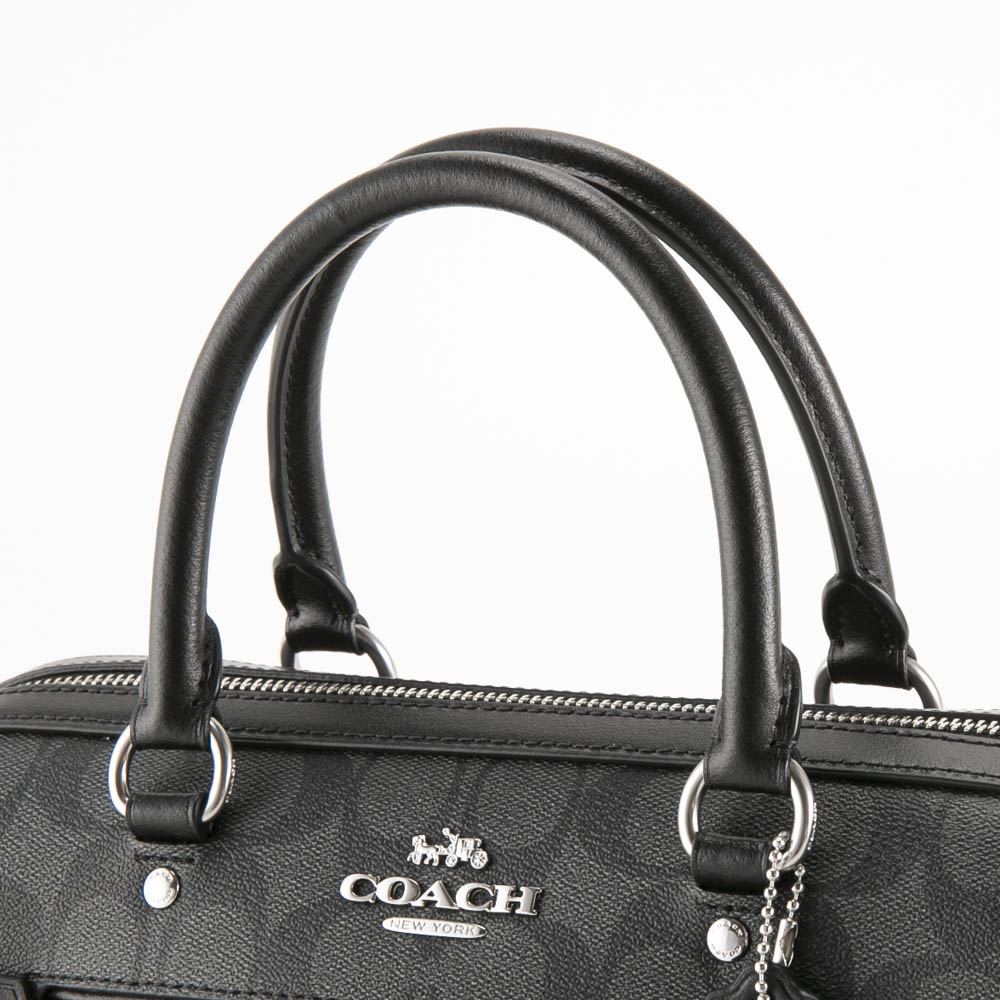 コーチ COACH PVCシグネチャーローワンサッチェルボストンバッグ F83607【FITHOUSE ONLINE SHOP】