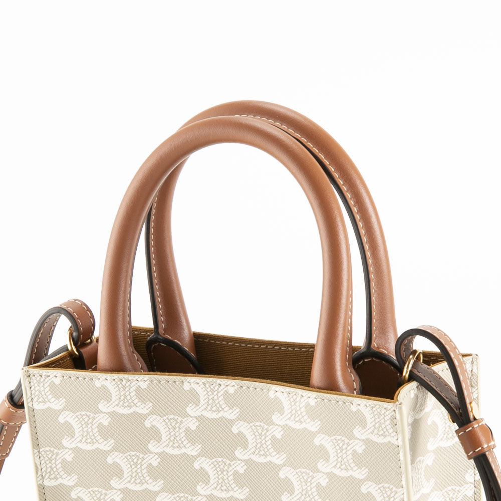 セリーヌ CELINE MINI VERTICAL CABAS ロゴ縦トートバッグ 19437/2FLT【FITHOUSE ONLINE SHOP】