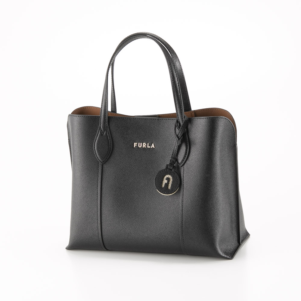 フルラ FURLA ハンド・トートバッグ VITTORIA M TOTE/NERO WB00420-BX0306【FITHOUSE ONLINE SHOP】