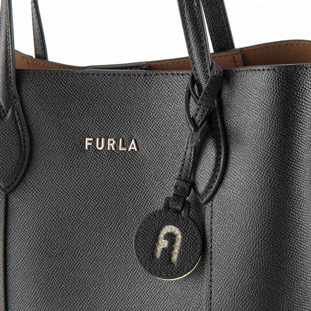 フルラ FURLA ハンド・トートバッグ VITTORIA M TOTE/NERO WB00420-BX0306【FITHOUSE ONLINE SHOP】