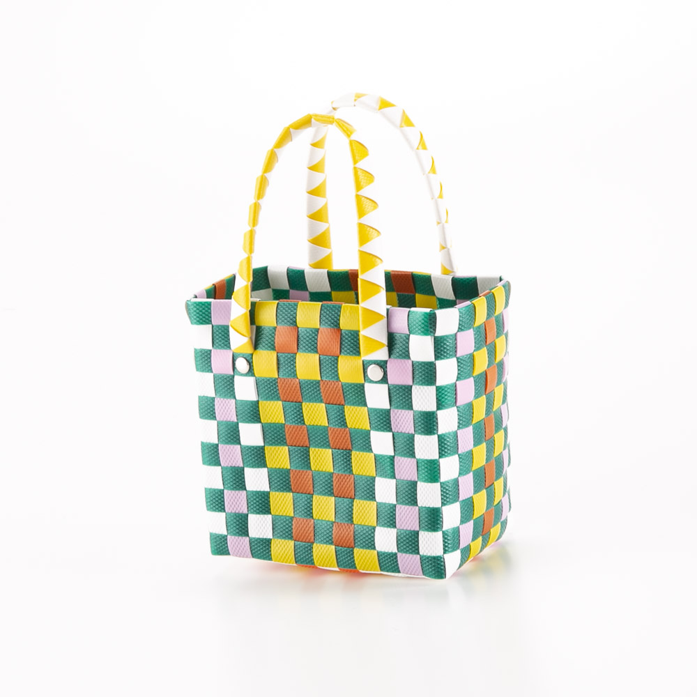 MARNI(マルニ) JERSEY HANDLE BASKETカゴバッグ グリーン