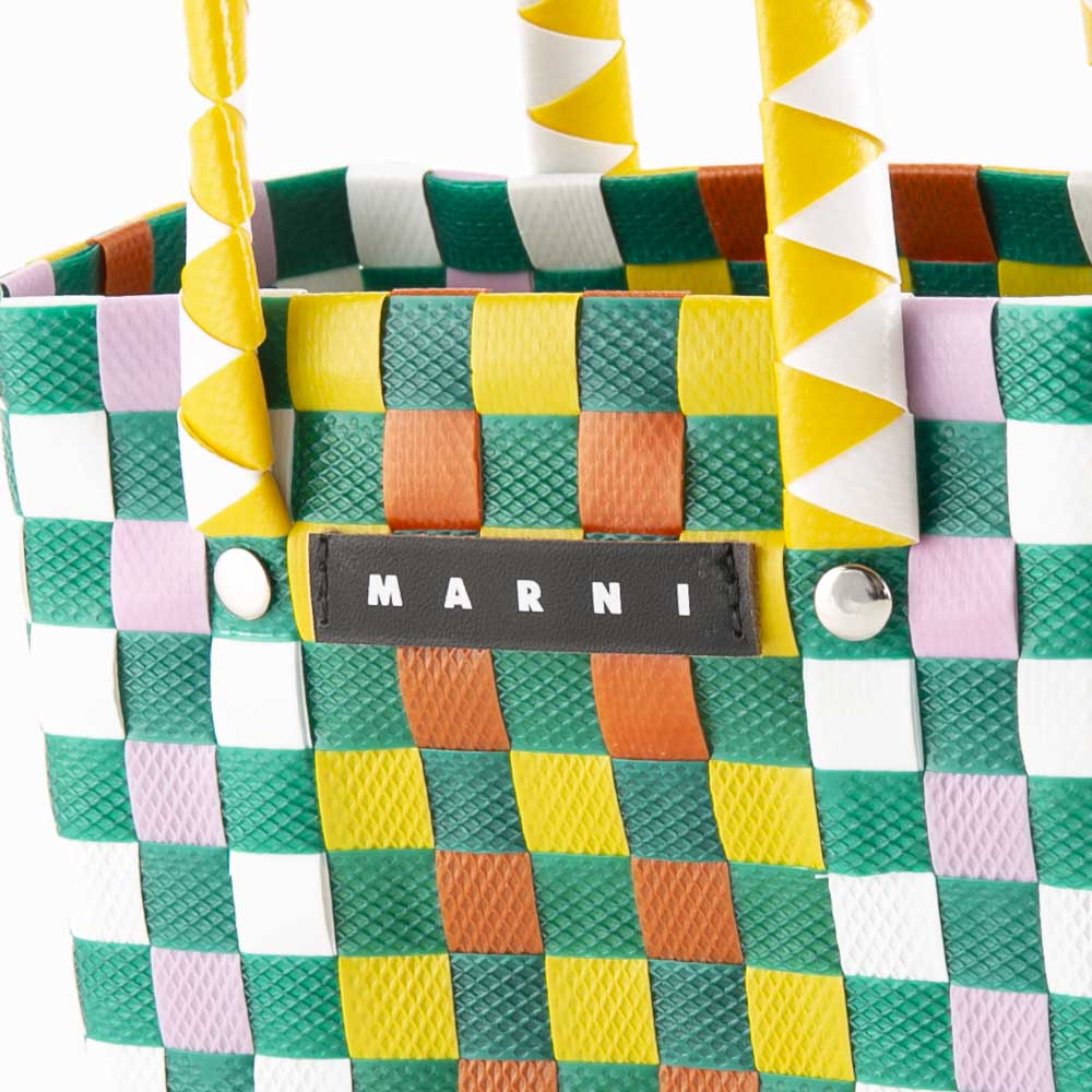 マルニ MARNI レディース ガールズ カゴバッグ バスケットバッグ KIDS MICRO BASKET BAG M00178M00IW-MW55F【FITHOUSE ONLINE SHOP】