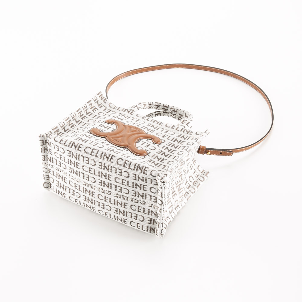 セリーヌ CELINE SMALL CABAS THAIS ロゴテキスタイルトートバッグ 19916/2FEF【FITHOUSE ONLINE SHOP】