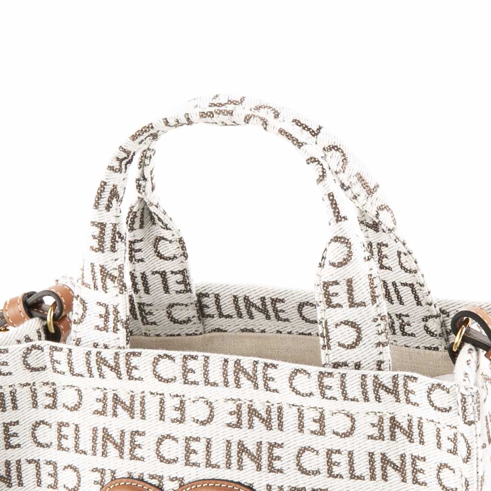 セリーヌ CELINE SMALL CABAS THAIS ロゴテキスタイルトートバッグ 19916/2FEF【FITHOUSE ONLINE SHOP】