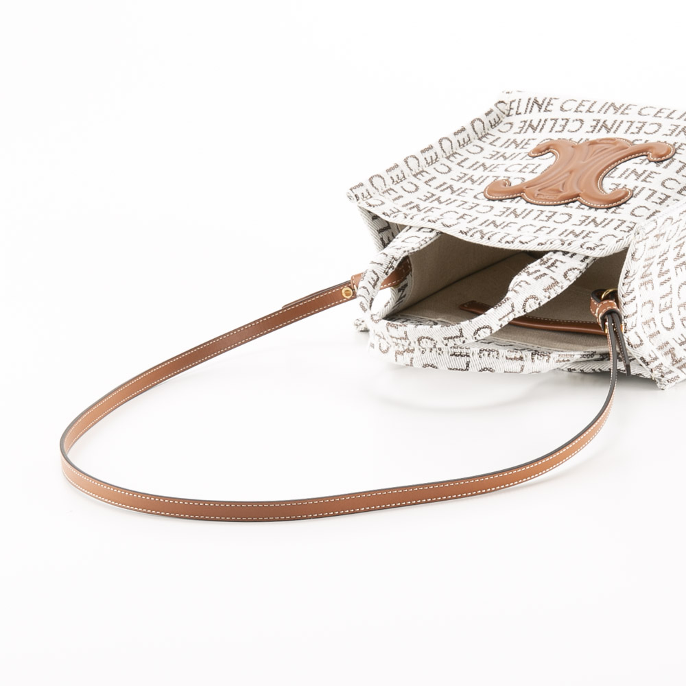 セリーヌ CELINE SMALL CABAS THAIS ロゴテキスタイルトートバッグ 19916/2FEF【FITHOUSE ONLINE SHOP】
