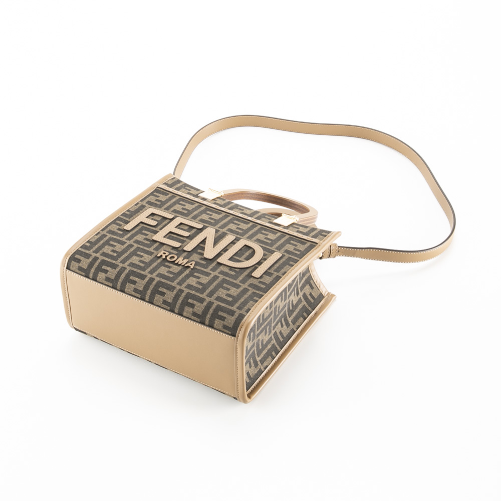 フェンディ FENDI SUNSHINE スモールジャカードファブリックショッパートートバッグ 8BH394-ALVY【FITHOUSE ONLINE SHOP】