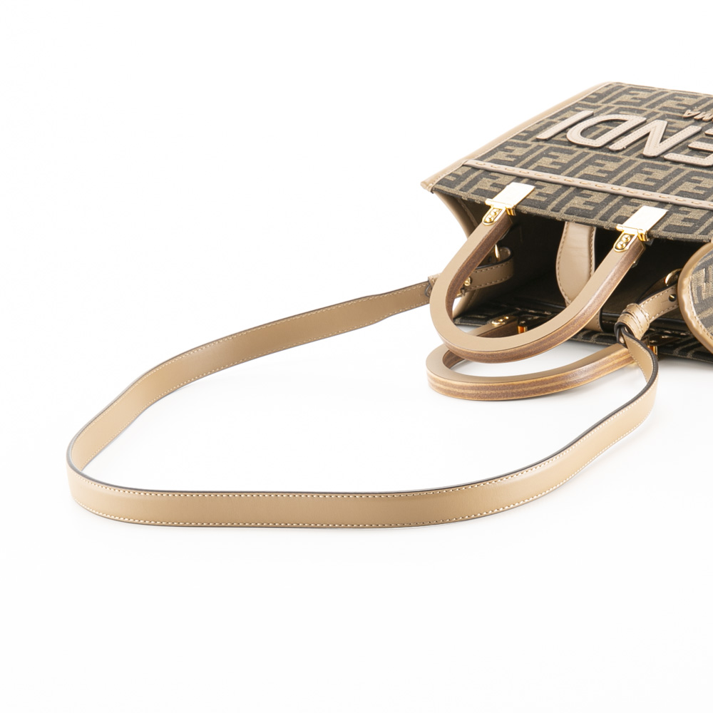 フェンディ FENDI SUNSHINE スモールジャカードファブリックショッパートートバッグ 8BH394-ALVY【FITHOUSE ONLINE SHOP】