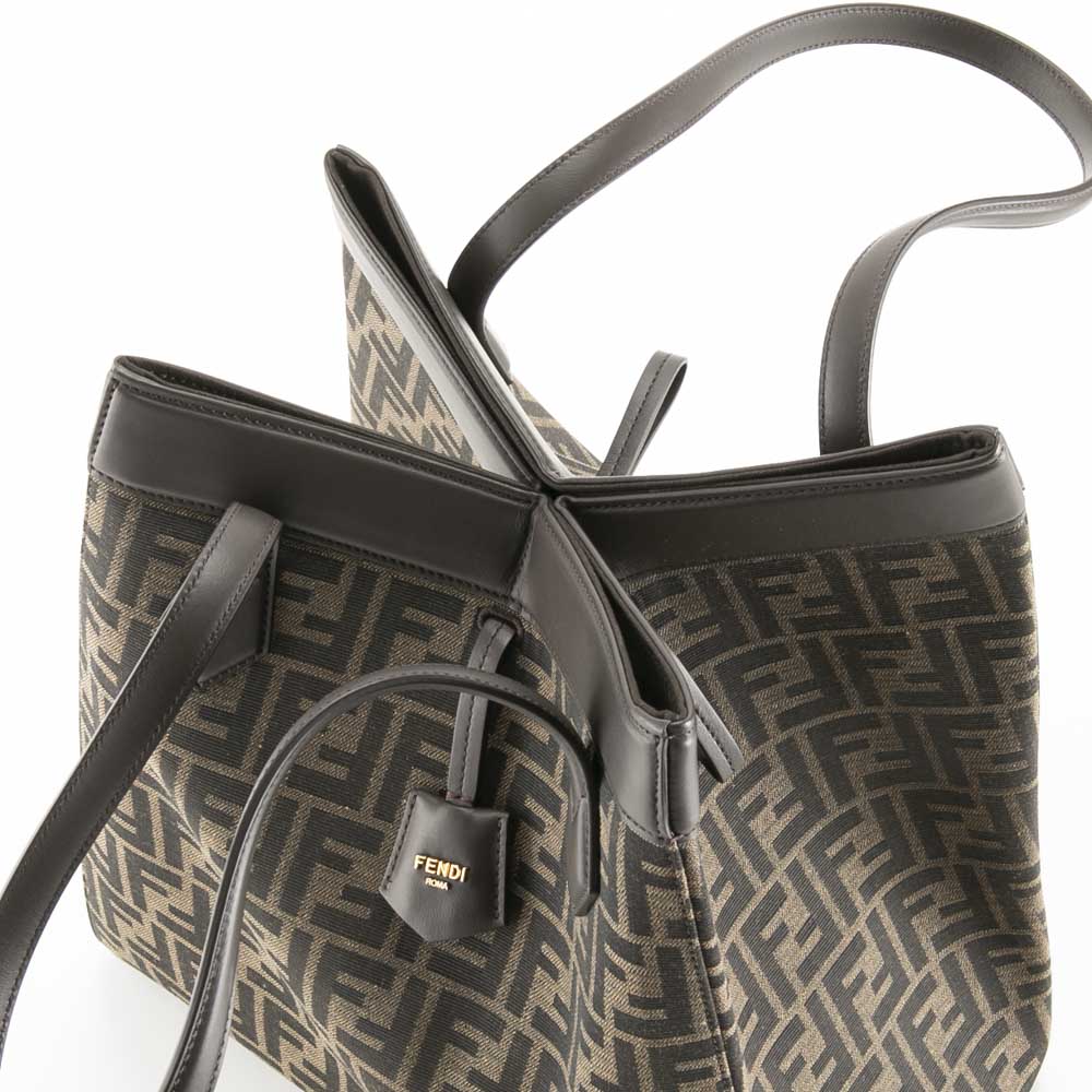 フェンディ FENDI ORIGAMI LG ジャガードファブリックトートバッグ 8BH415-AFPM【FITHOUSE ONLINE SHOP】