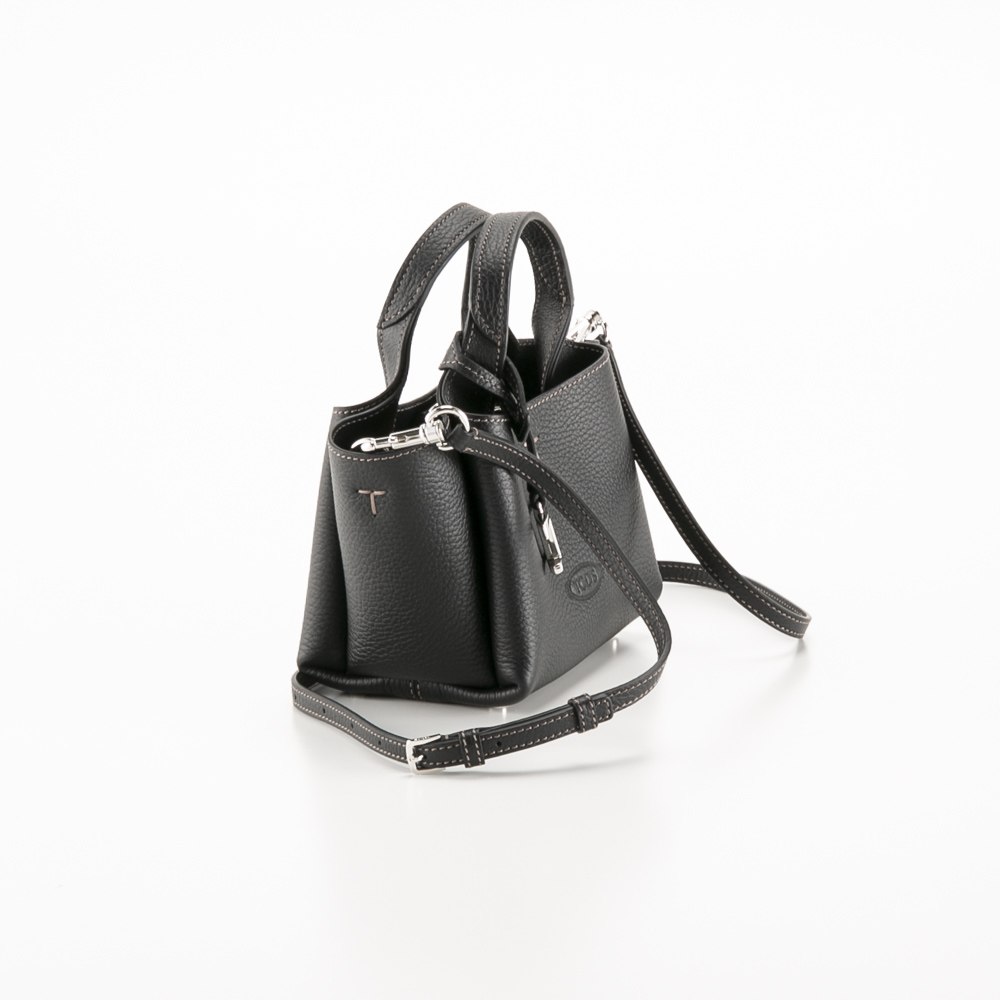 トッズ TOD'S レザーマイクロバッグ Tタイムレス メタルペンダント SD付きハンドバッグ XBWAPAFL000-QRI【FITHOUSE ONLINE SHOP】