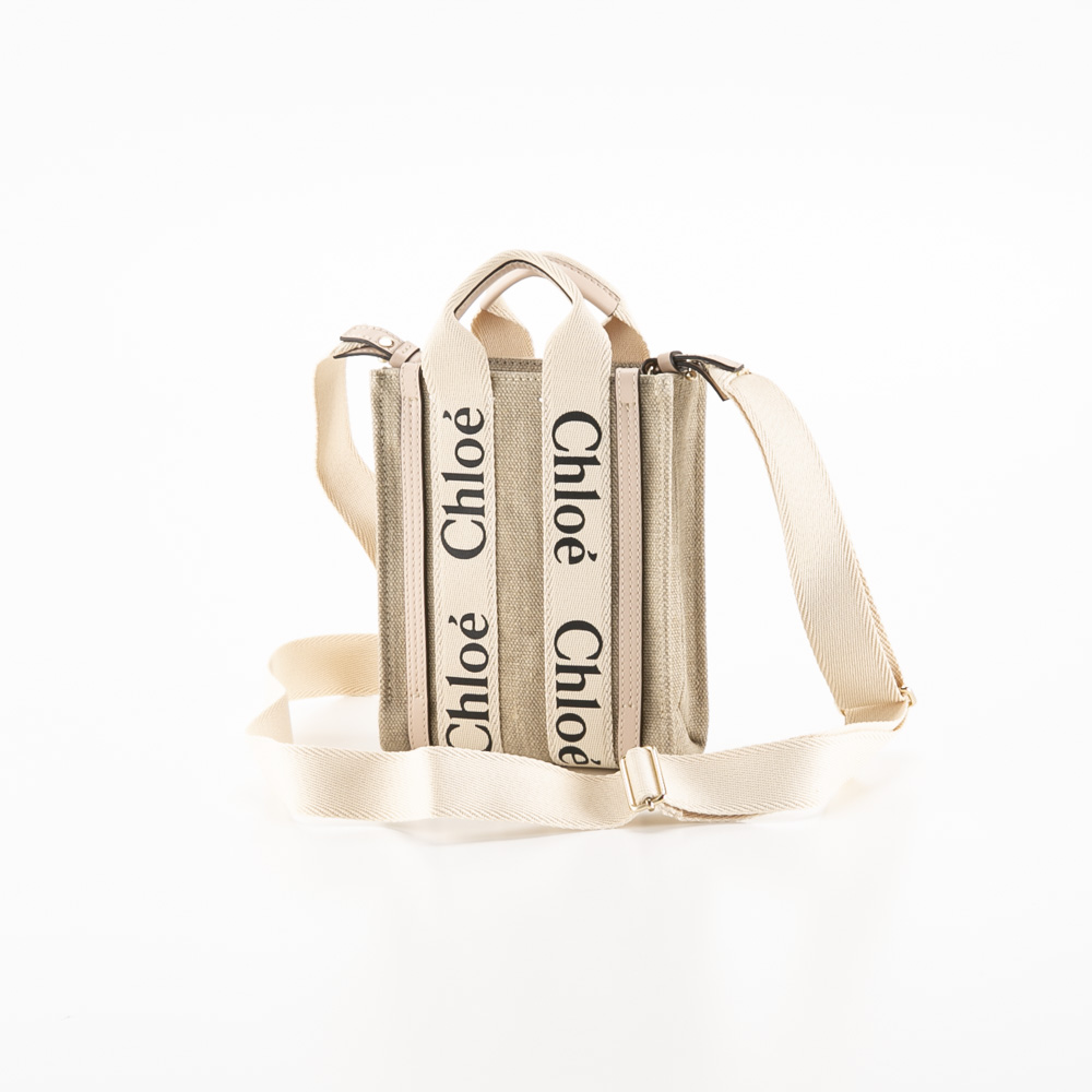 クロエ chloe WOODY ノース サウス ミニ トートバッグ 24AP243 I26【FITHOUSE ONLINE SHOP】