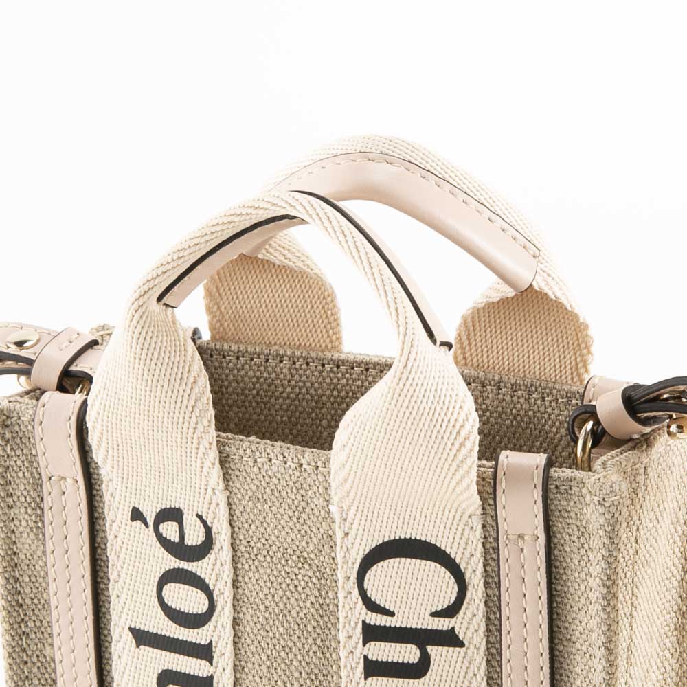 クロエ chloe WOODY ノース サウス ミニ トートバッグ 24AP243 I26【FITHOUSE ONLINE SHOP】